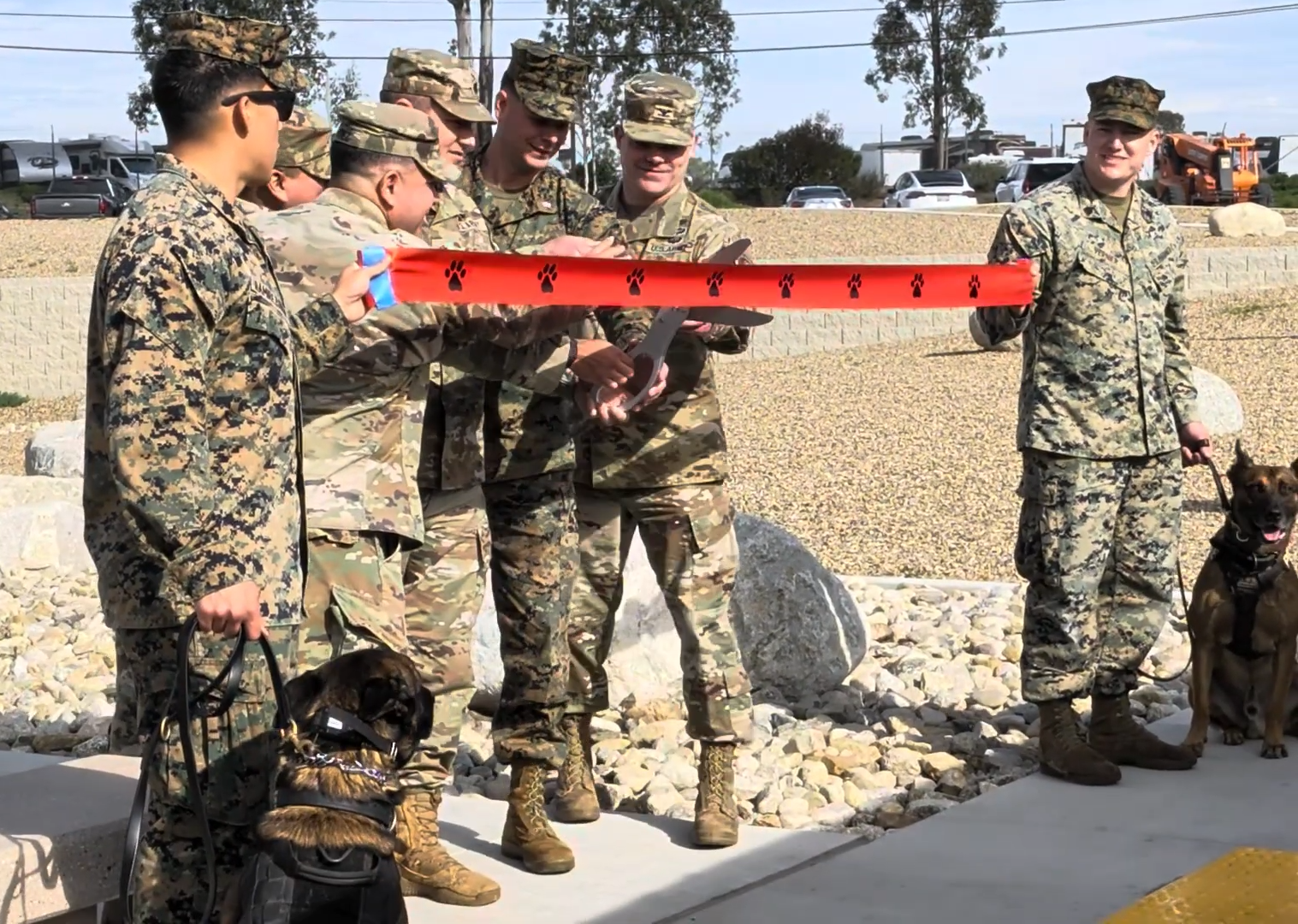 kpbs.org - Andrew Dyer - Army opens new Camp Pendleton veterinary hospital