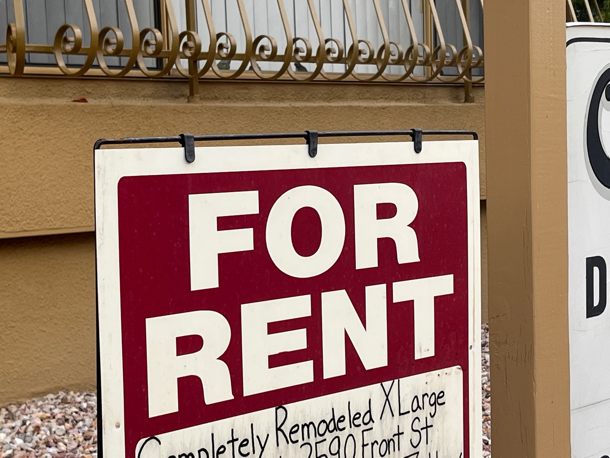 Apartment For Rent Sign