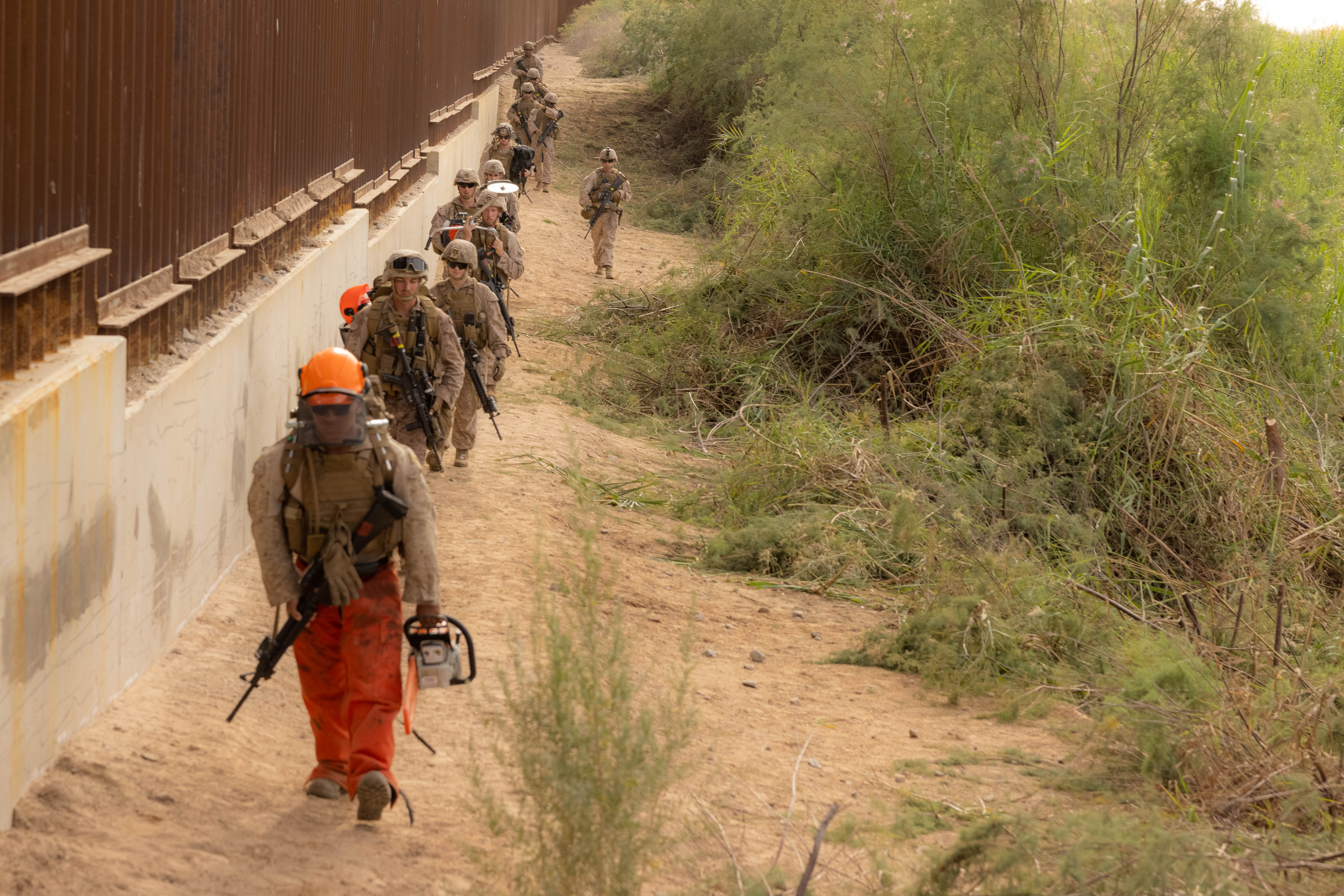 Camp Pendleton Marines maintain presence at border under new legal designation | KPBS Public Media