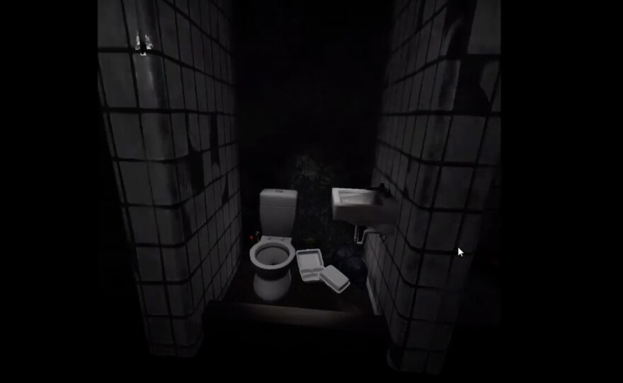 A screen grab from the virtual reality experience created by Venezuelan former political prisoner Víctor Navarro.