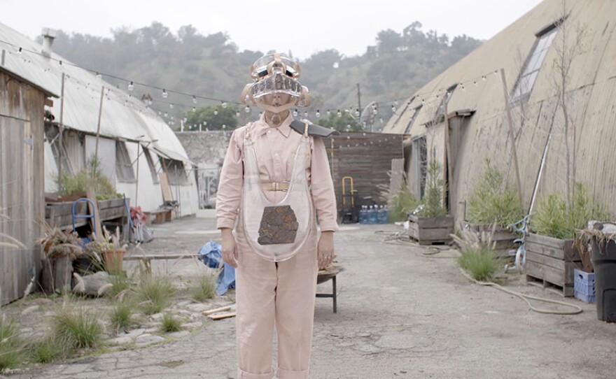 Tanya Aguiñiga at her Los Angeles studio. Production still from the Art21 television series ART IN THE TWENTY-FIRST CENTURY Season 10, 2020.