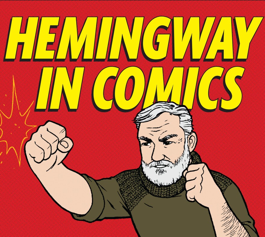 Robert K. Elder's book "Hemingway in Comics" inspired the exhibit of the same name at Comic-Con Museum through the end of the year.