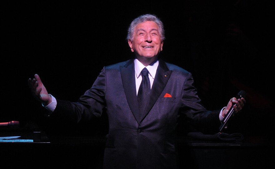 Tony Bennett performs at the Metropolitan Opera House in New York City on Sept. 18, 2011.