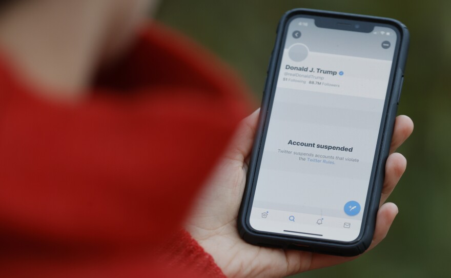 Former President Donald Trump, who was booted off Twitter and other social media platforms, is teasing the possibility of launching his own platform.