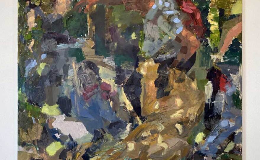 Work by Bryan Ali Sanchez, which is on display now through Dec. 5, 2020 at Bread & Salt Gallery.