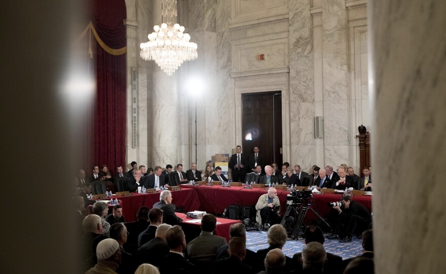 Attorney General-designate, Sen. Jeff Sessions, R-Ala., at his confirmation hearing before the Senate Judiciary Committee on Tuesday.