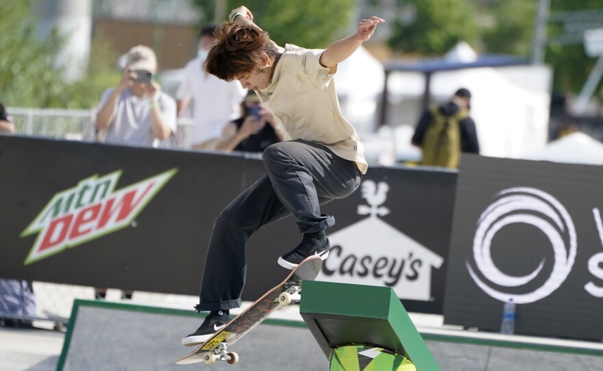 Japan's Yuto Horigome, shown here during a skateboarding competition in May, is a medal contender in the sport's Olympic debut.