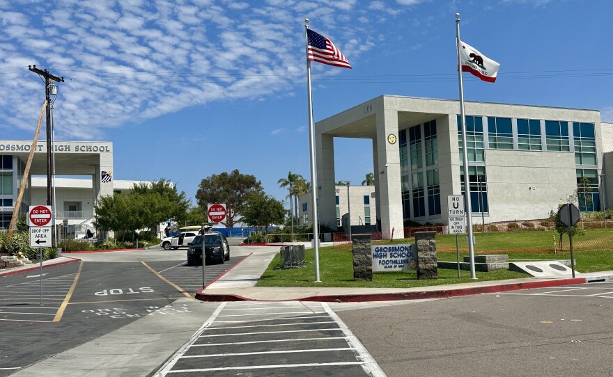 Grossmont High School, one of seventeen campuses in the Grossmont Union High School District, El Cajon, Calif., on Aug. 31, 2023.