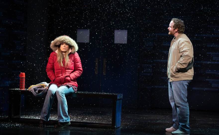 Carolee Carmello and Jim Hogan are shown in an undated production photo for the national tour of "Kimberly Akimbo."