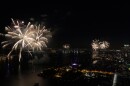 Fireworks over San Diego Bay in this undated photo.