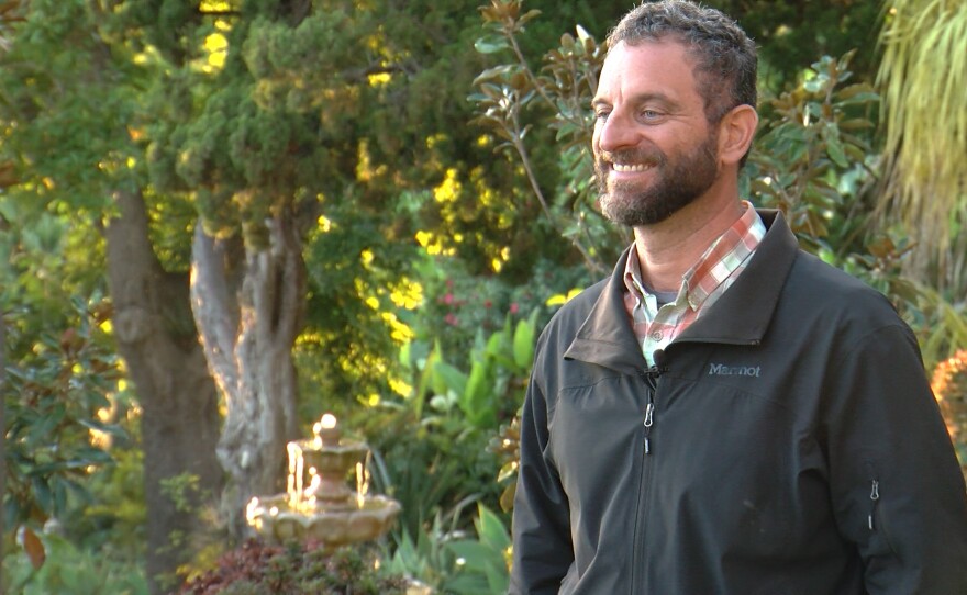 President and CEO of the San Diego Botanic Garden, Ari Novy, is shown at the garden on Dec. 2, 2025.