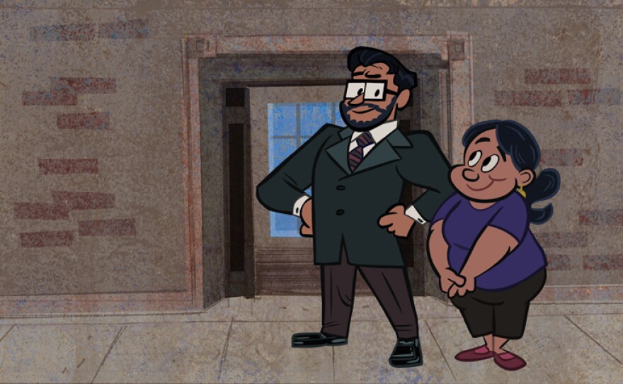 A still from the StoryCorps short film "Making It."