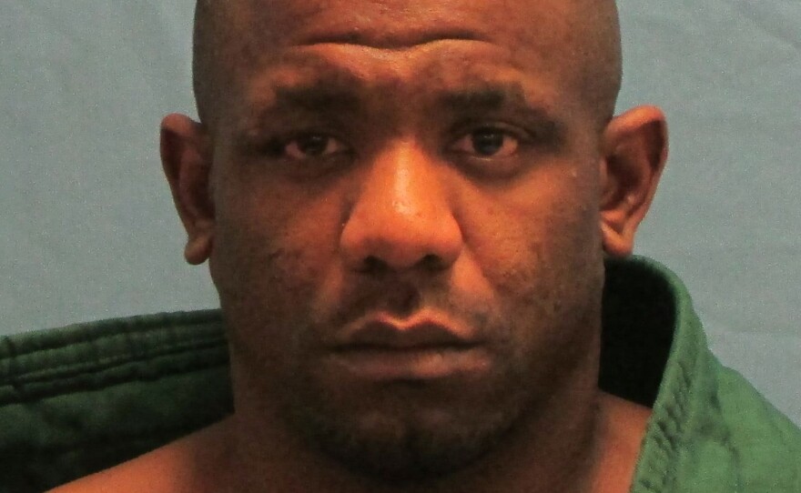 A photo released by the Pulaski County Sheriff's Office shows Gary Eugene Holmes. The U.S. Marshals Service said Holmes, accused of fatally shooting a 3-year-old boy in Little Rock last Saturday, was arrested Thursday.