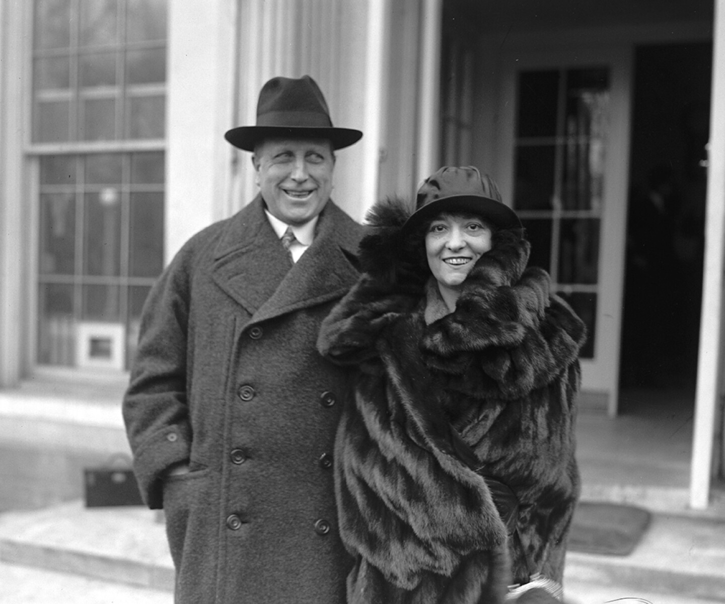 William Randolph Hearst with his wife, Millicent. 1923.