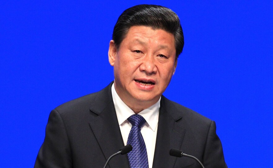 China's President Xi Jinping, shown speaking in Bruges, Belgium, back in April, has made fighting corruption one of his top priorities. Many Chinese bureaucrats are angry, saying a loss of bribes has greatly reduced their incomes.