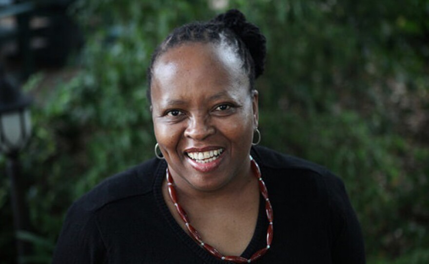 Relebohile Moletsane, a professor in rural education, encourages students to speak out about sexual offenses.