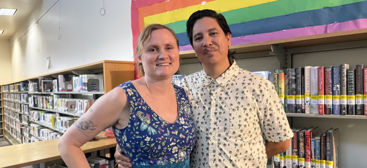 Asia and Robert Estigoy of ToshWerks are shown at the North Park Library on July 14, 2025. The Estigoys have exhibited at Comic-Con for decades — and even as Comic-Con evolves and the work to stock a booth seems a bit untenable, they return each year. Year-round, they bring creative education to San Diego area libraries and communities.