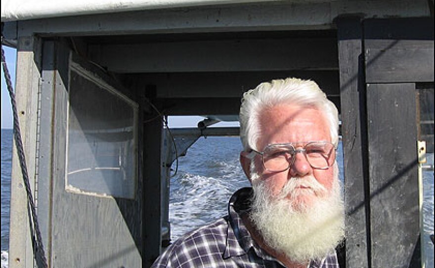 Frank Wooley. "All I want," he says, "Is a place to put my boat."