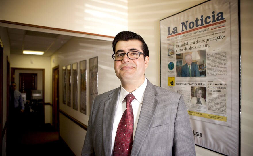 Diego Fernando Barahona Andrade is the editor of La Noticia, North Carolina's oldest Spanish-language newspaper.