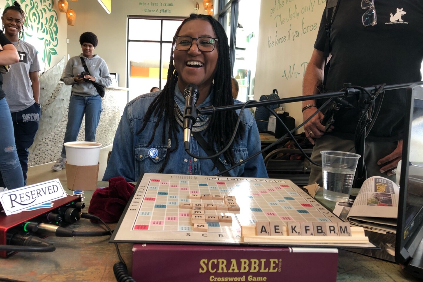 Rapper/playwright Miki Vale wins a Scrabble competition