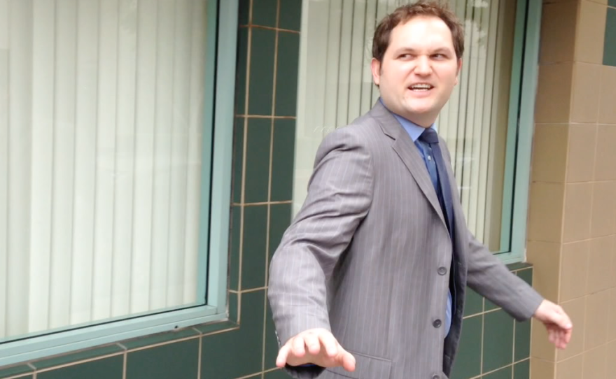 Todd Bosnich is pictured outside a San Diego courthouse in this undated photo.