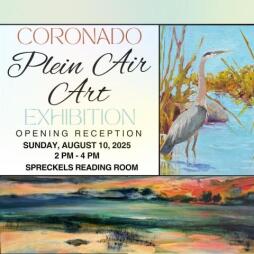 'Coronado Plein Air Exhibition' Reception