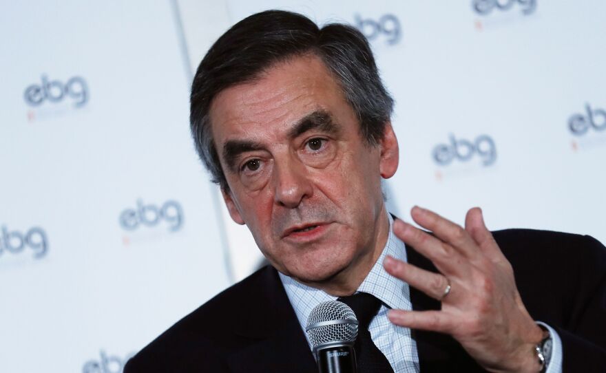 French presidential candidate Francois Fillon paid his wife, Penelope, about $900,000 of taxpayer money over a 15-year period, according to the satirical newspaper Le Canard Enchaine.
