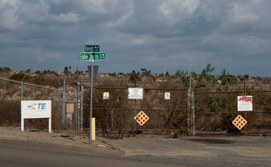 Pictured, the intersection of Eddie Jones Way and Benet Road in Oceanside, Calif. Feb. 11, 2025