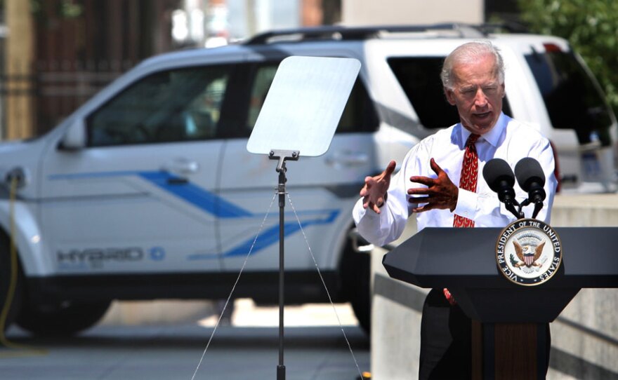 The vice president was in Detroit last August to announce billions of dollars in federal grants. He'll be back in Michigan Monday at a ground-breaking.