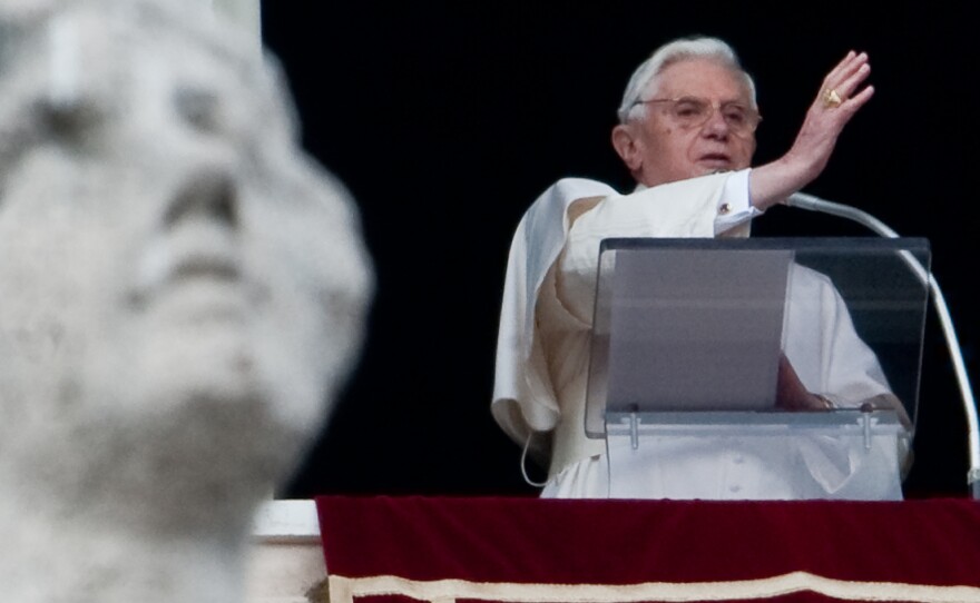 The former Pope Benedict XVI, seen here in 2010, did not intervene in four cases of sexual abuse when he was the archbishop of Munich and Freising, according to a law firm's new report. The inquiry was commissioned by the archdiocese.