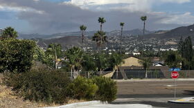 Smoke from the Dehesa 7 Fire seen from Santee on Aug. 19, 2026. 