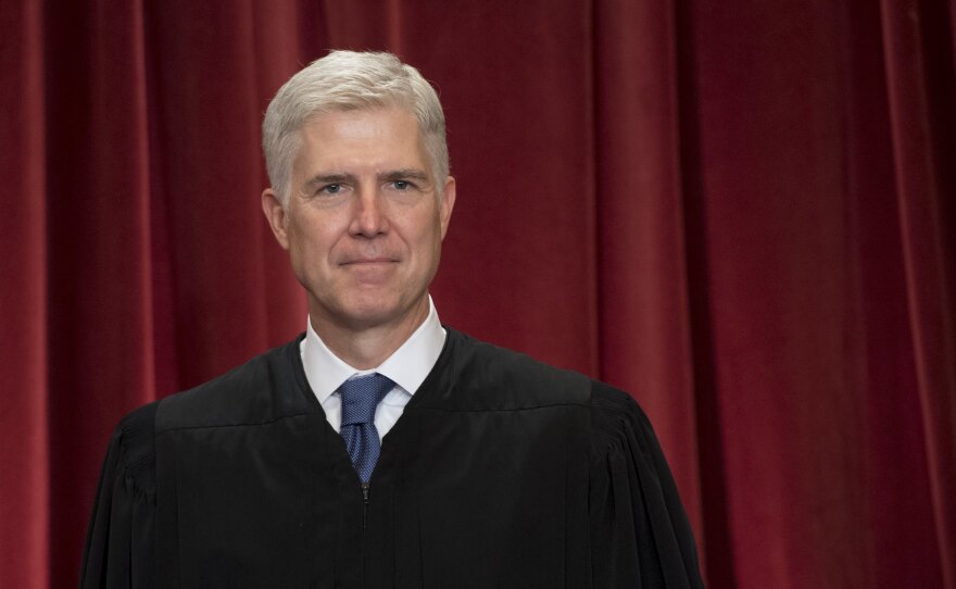 Supreme Court Justice Neil Gorsuch, pictured in 2017, has proven to be a deciding vote on Native American rights.