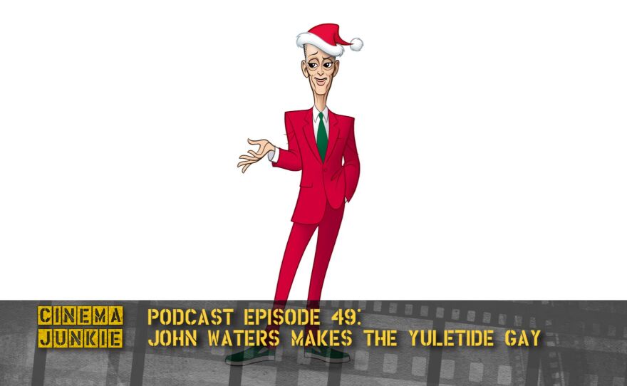 Publicity artwork for A John Waters Christmas Show 2015. Waters comes to San Diego on Nov. 30 at The Observatory North Park to deliver a one-man show about his obsession with the holidays.