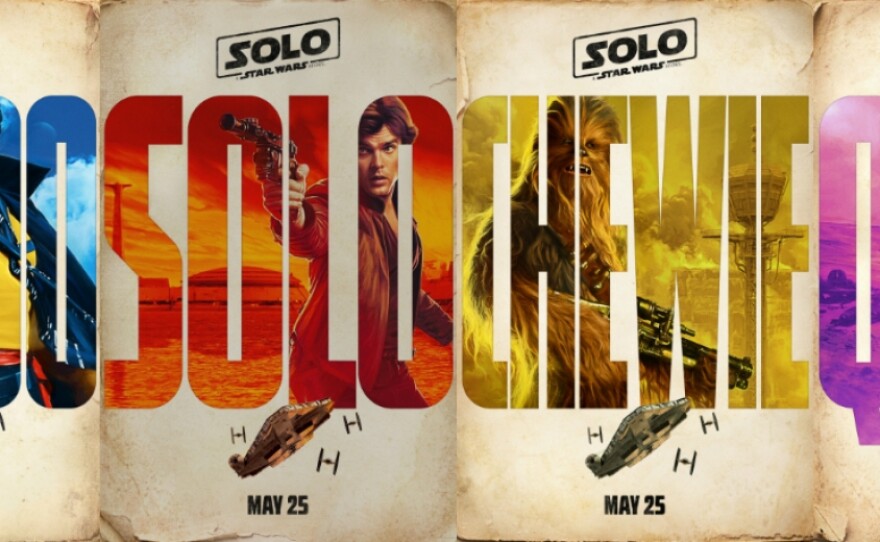 I love the old school look of some of the promotional advertising for "Solo: A Star Wars Story."