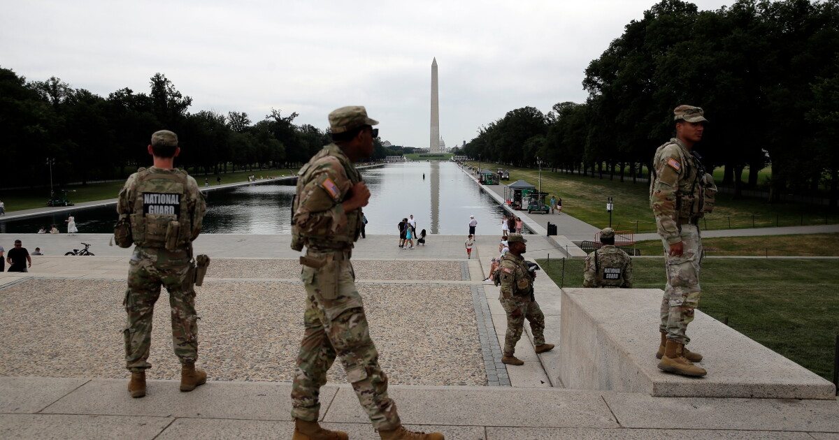 In a first since Trump deployed the guard to D.C., Democrats are sending troops