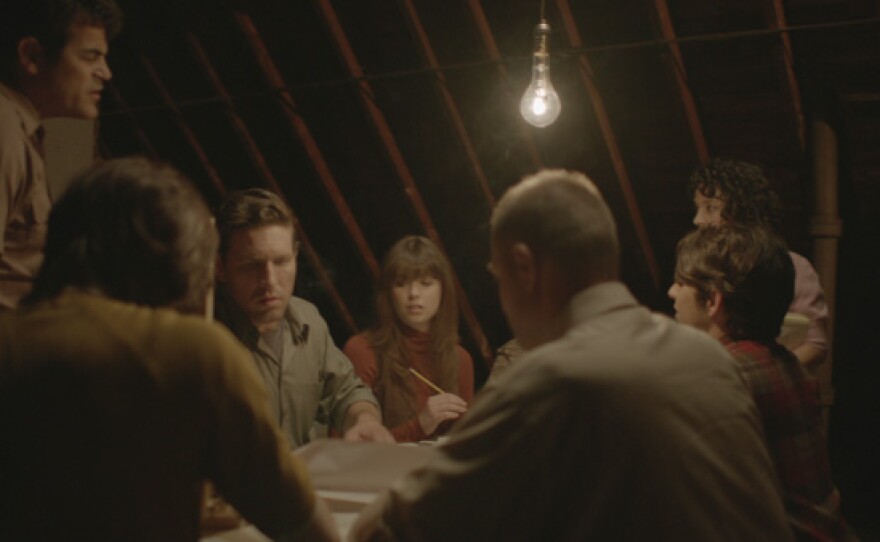 The Citizens' Commission to Investigate the FBI plans in the attic.