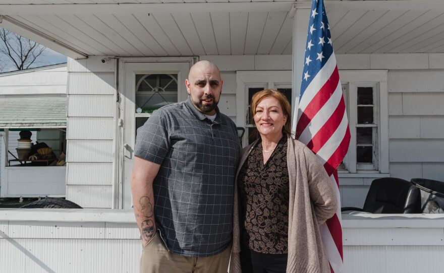 Christopher Kilpatrick and Cheryl Hume in Lansford, Pa.