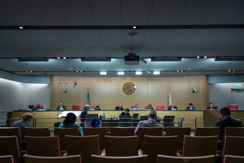 The state Senate Appropriations Committee session on suspense file day at the state Capitol in Sacramento on Sept. 1, 2023.