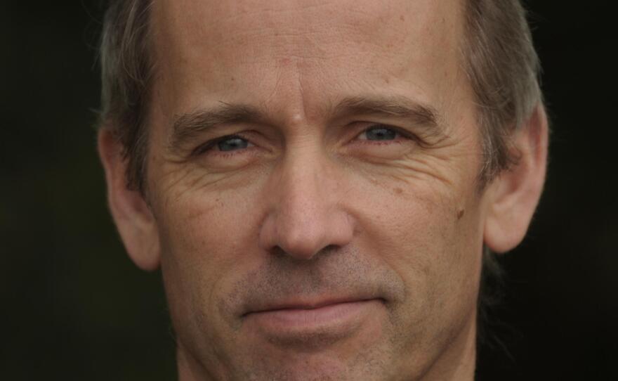 Author Jasper Fforde is best known for his Thursday Next series of literary fantasies. <em>The Last Dragonslayer</em> is his first book for younger readers.