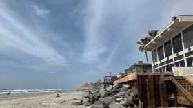 Houses are pictured along the coast of Del Mar, April 11, 2021. 