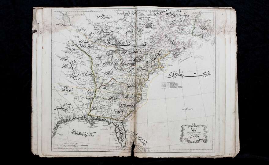 The <em>Cedid</em> atlas was published in Istanbul in 1803.