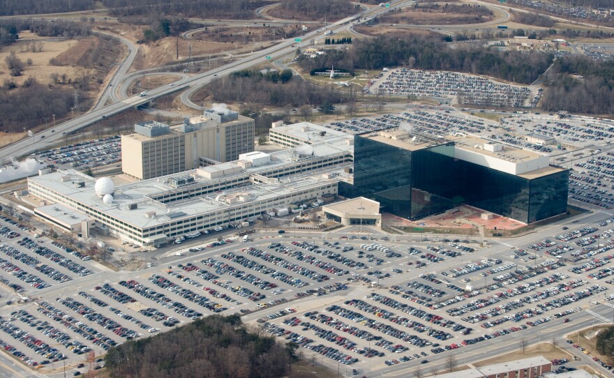 The National Security Agency (NSA) headquarters at Fort Meade, Md.