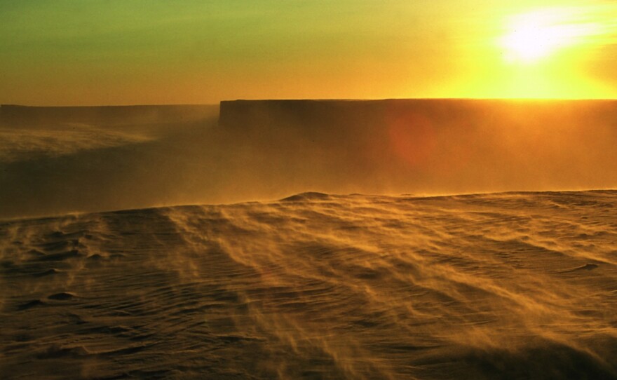 Antarctica, writes Francis, is "an empire of ice and of isolation."