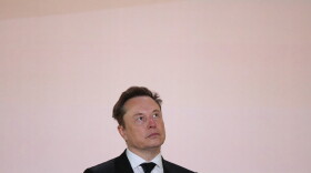 Elon Musk listens during an event to mark the launch of the America.gov website, on Sept. 29, 2026, in Washington, D.C.