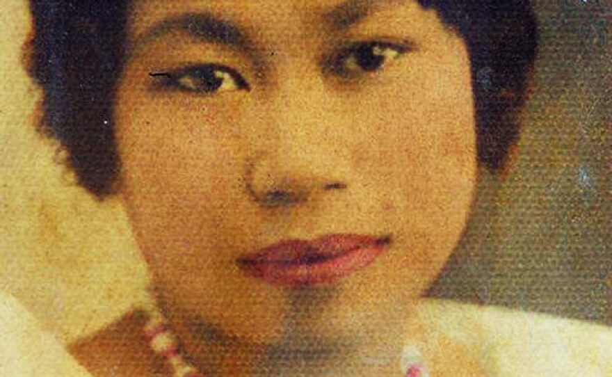 Fausta Reyes Ramil, Melanie's grandmother, at age 22. She emigrated to the U.S. from the Philippines in 1956.