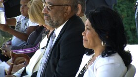 San Diego City Councilwoman Myrtle Cole attends a groundbreaking ceremony for an affordable housing project in her district, July 15, 2015.
