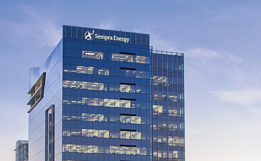 The Sempra Energy building appears in this undated photo.