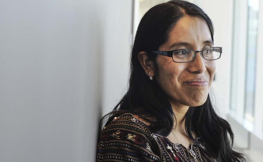 Rosa Coj Bocel is the first person from her village in Guatemala to go to college. She hopes to become a nurse and open a pharmacy.