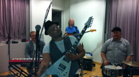 Stevie and the Hi-Staxx performing live in the KPBS studios.