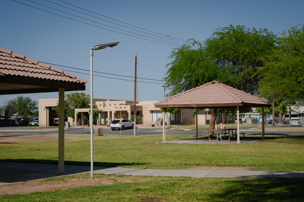 A park in Calipatria is pictured in Imperial County on May 7, 2024.